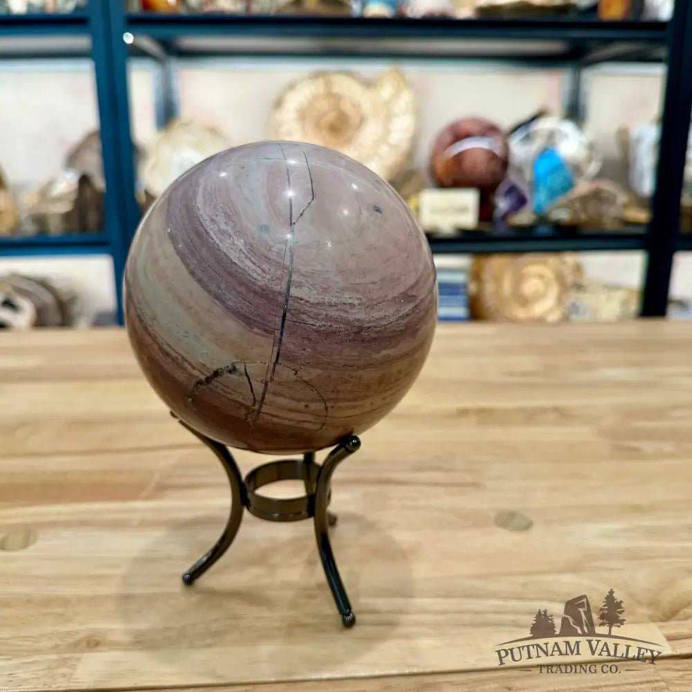 Chinese Picture Jasper Sphere 4.93’’ - Sphere