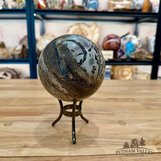 Chinese Picture Jasper Sphere 4.94’’ - Sphere