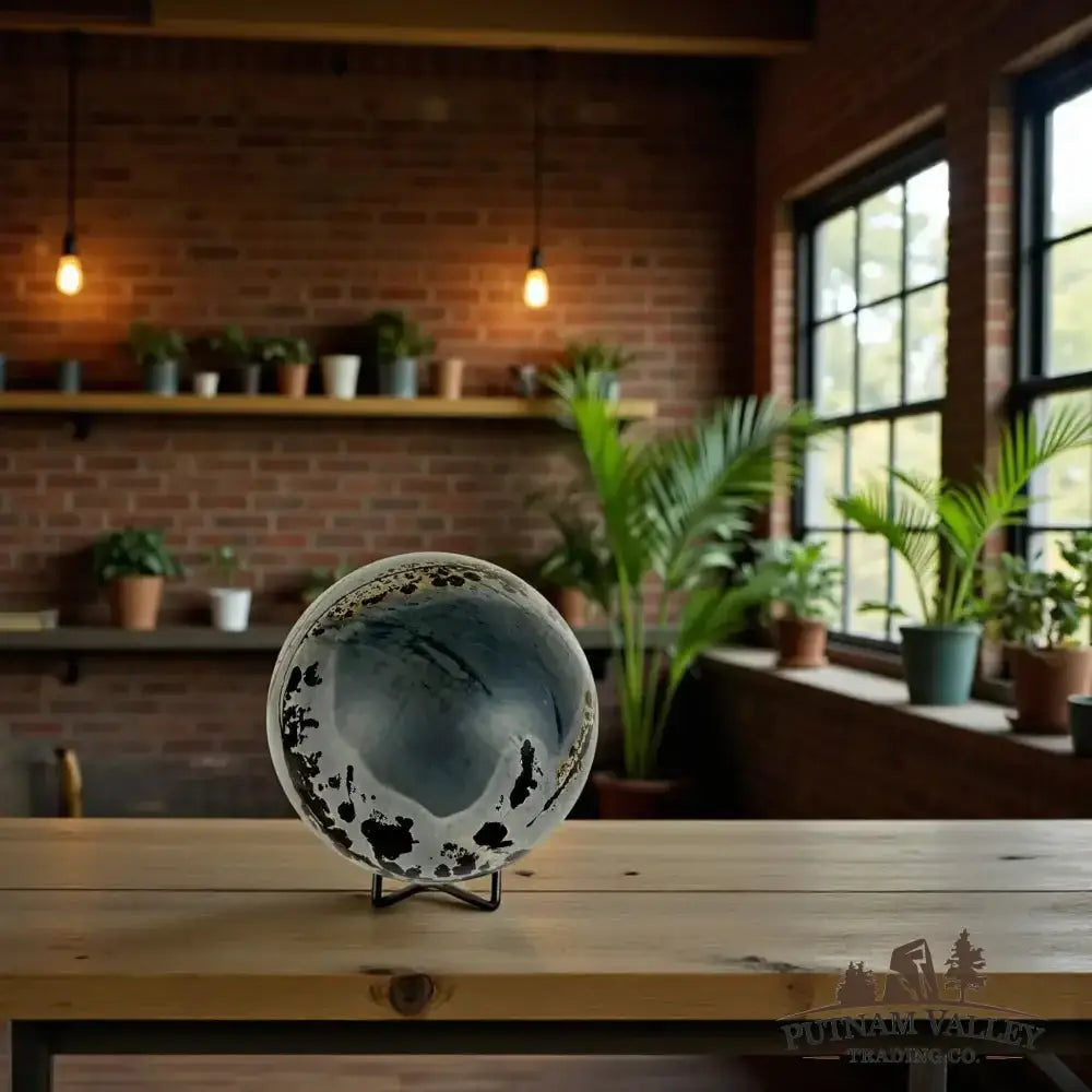 Chinese Painting Stone Sphere 5.08" - Putnam Valley Trading Co.