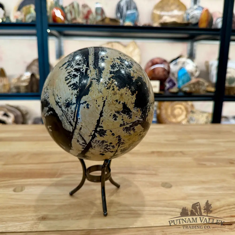 Chinese Picture Jasper Sphere 6.28’’ | 11lb - Sphere