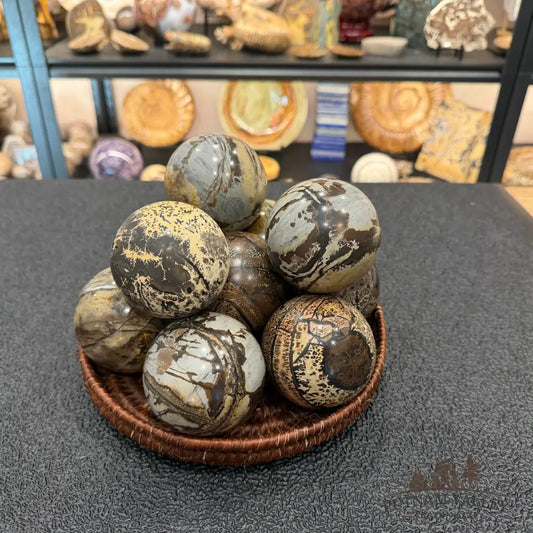 Chinese Picture Jasper Spheres - 2.71’’ - 3’’ - Sphere