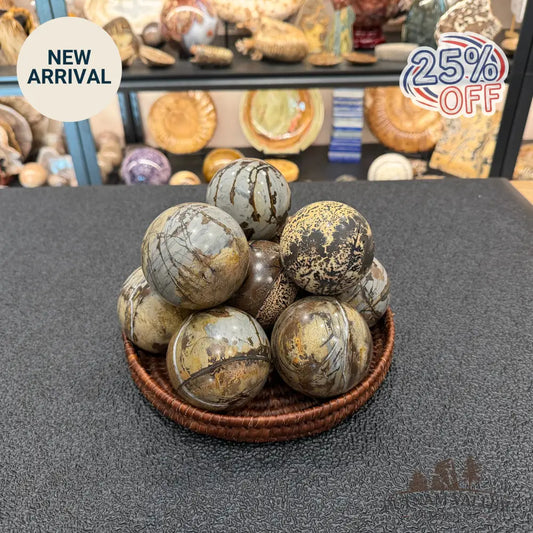 Chinese Picture Jasper Spheres - 2.71’’ - 3’’ - Sphere