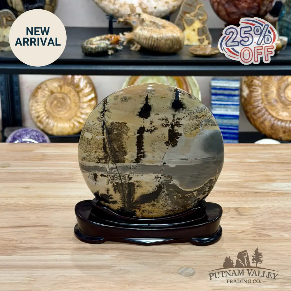 Chinese Picture Jasper Table Accent 7.4’’ - Accent