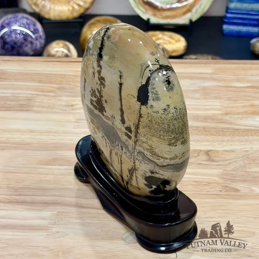 Chinese Picture Jasper Table Accent 7.4’’ - Accent