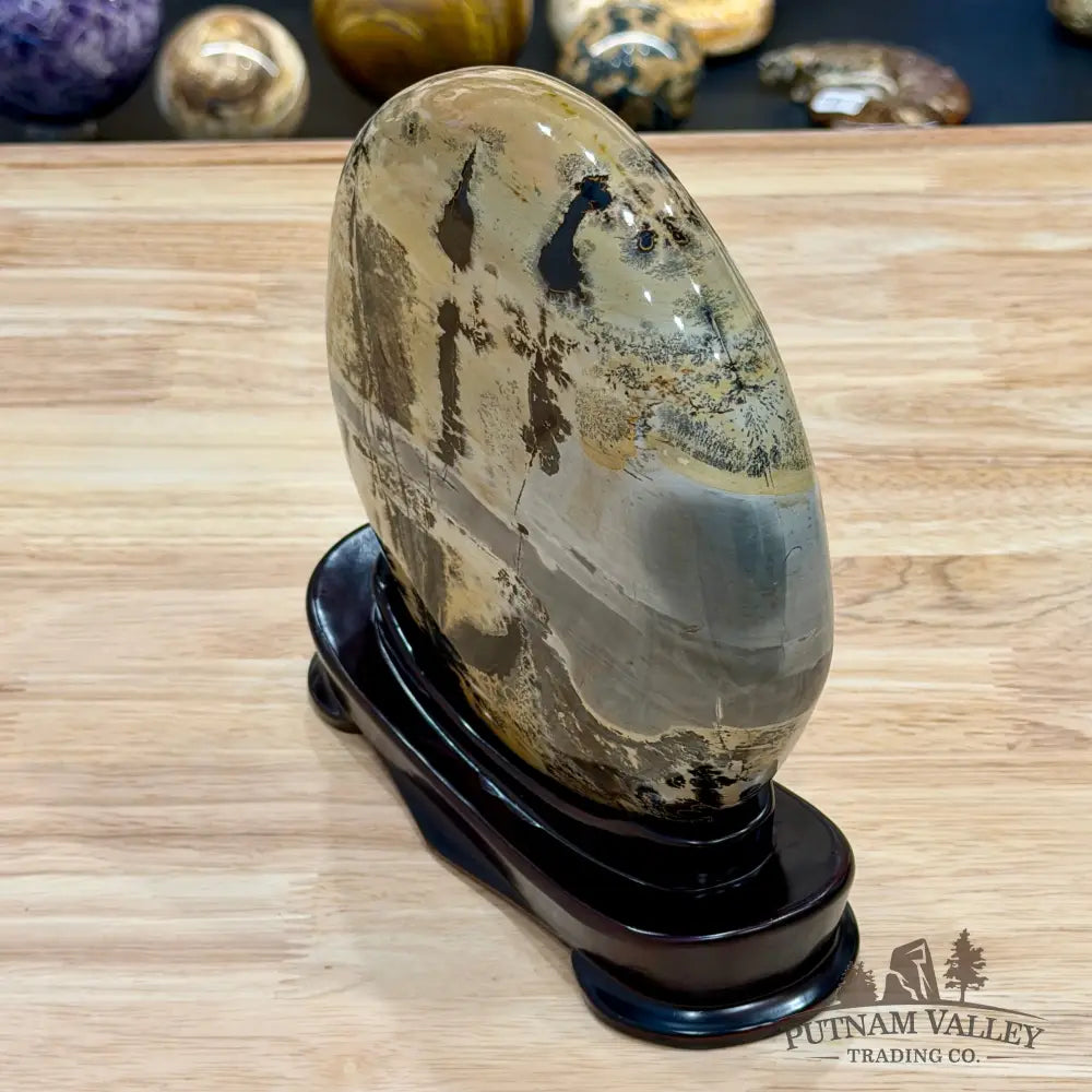 Chinese Picture Jasper Table Accent 7.4’’ - Accent