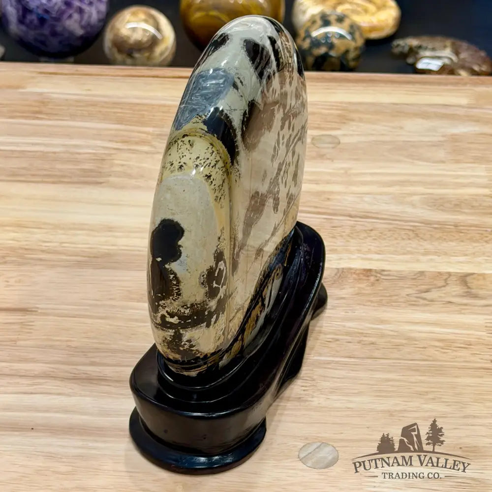 Chinese Picture Jasper Table Accent 7.5’’ - Accent