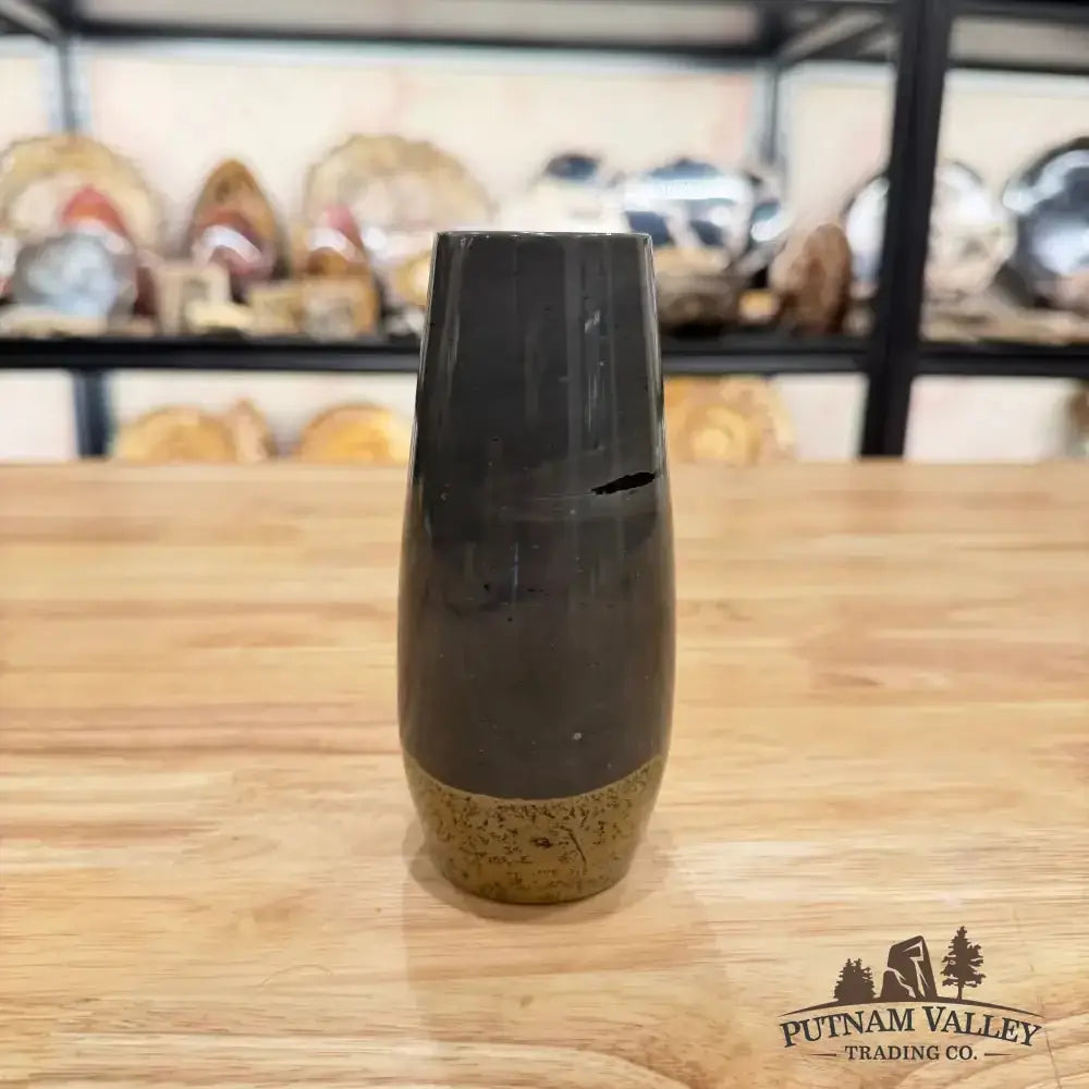 Chinese Painting Stone Torpedo Vase - Putnam Valley Trading Co.