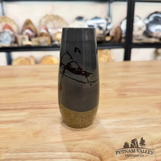 Chinese Painting Stone Torpedo Vase - Putnam Valley Trading Co.