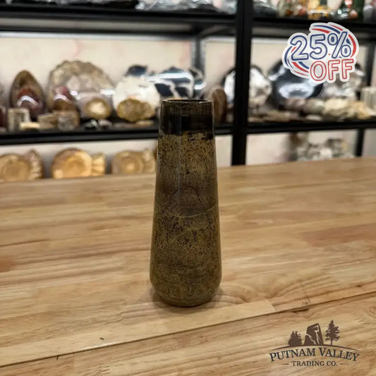 Chinese Painting Stone Vase - Putnam Valley Trading Co.