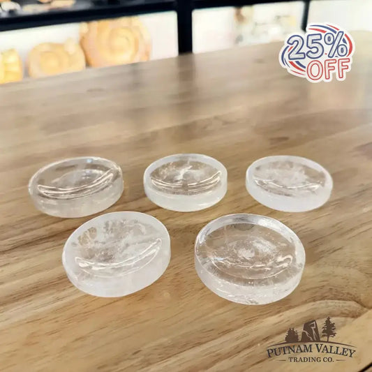 Clear Quartz Mini Dish - Putnam Valley Trading Co.