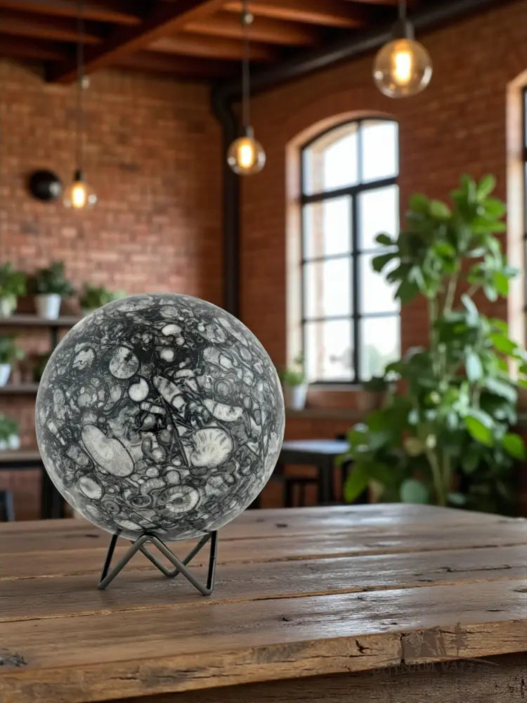 Conch Fossil Sphere Sphere