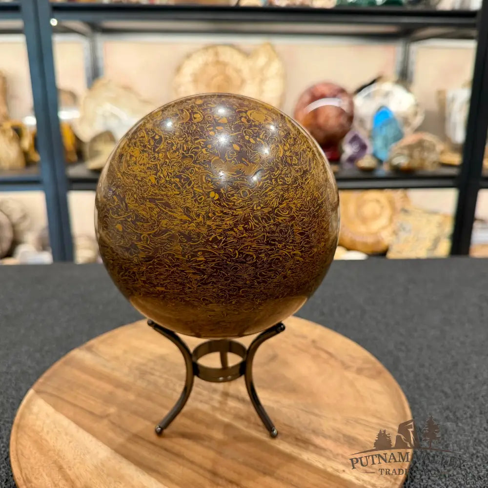 Coquina Jasper Sphere 5.86’’ | Mariam Stone - Sphere