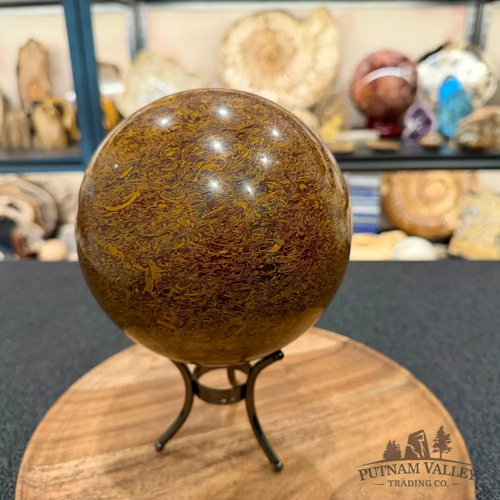 Coquina Jasper Sphere 5.86’’ | Mariam Stone - Sphere
