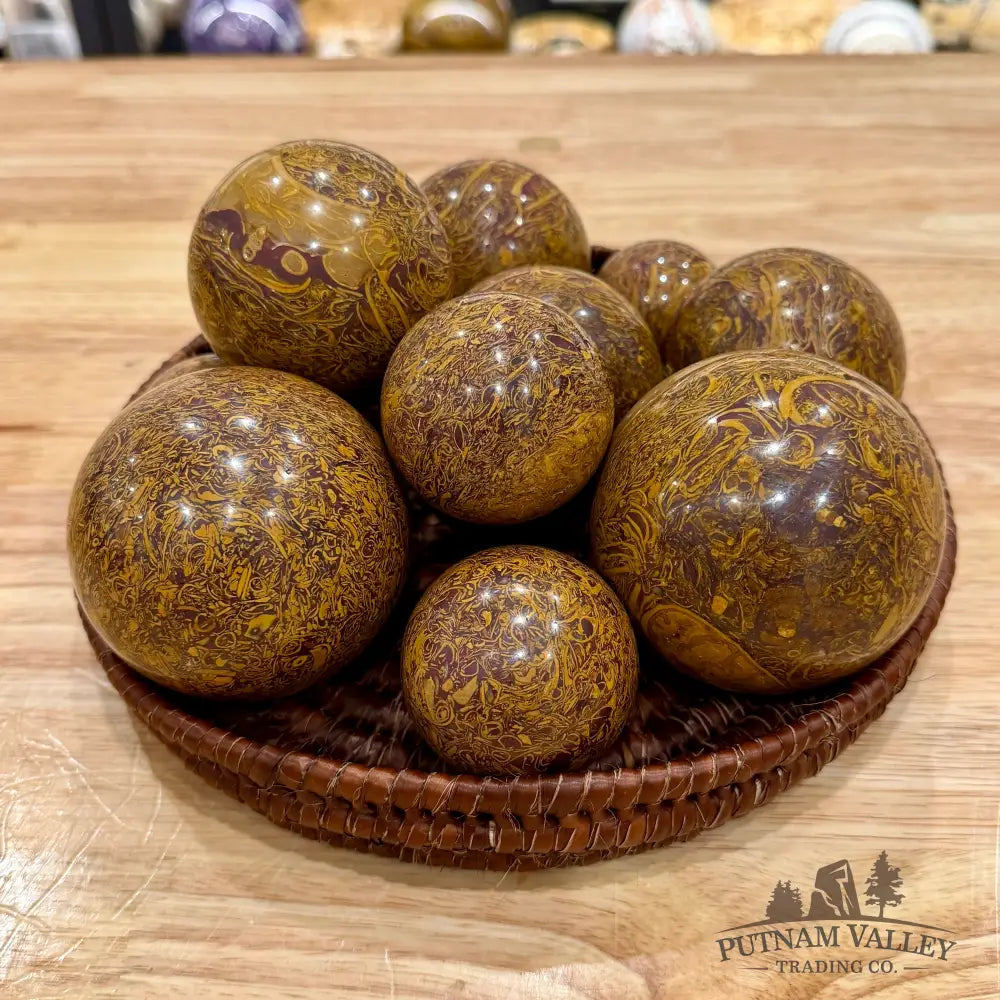 Coquina Jasper Spheres | In Select Sizes Sphere