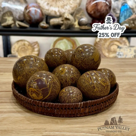 Coquina Jasper Spheres | In Select Sizes Sphere