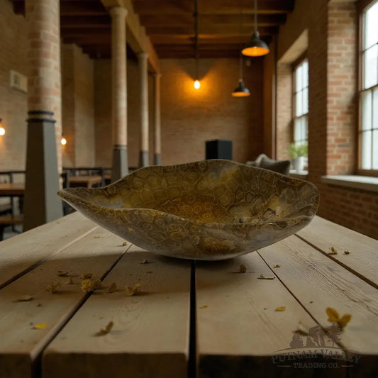 Coral Fossil Bowl Fossil Bowl