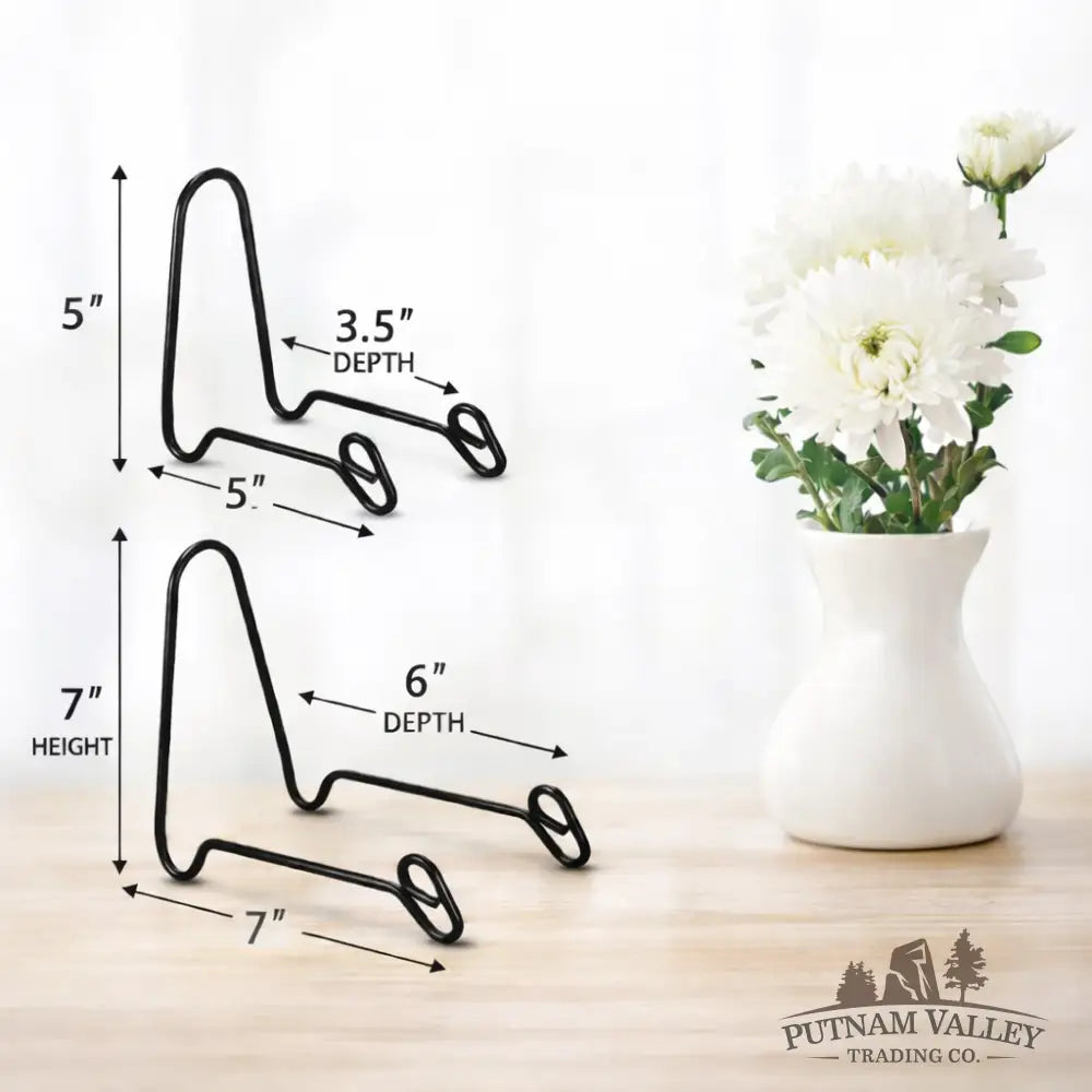 Deep Black Metal Stand 5’’ x 5’’