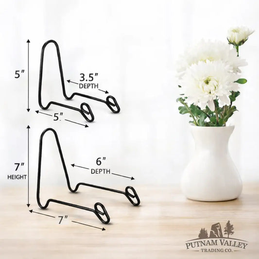 Deep Black Metal Stand 5’’ x 5’’