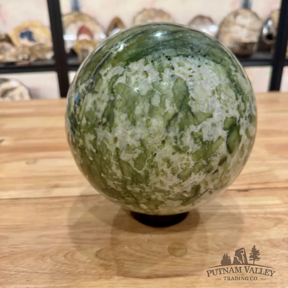 Dendritic Serpentine Sphere 7.5’’ Sphere