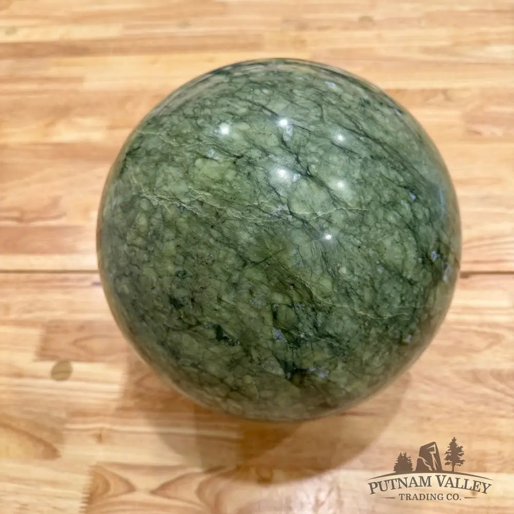 Dendritic Serpentine Sphere 9’’ Sphere