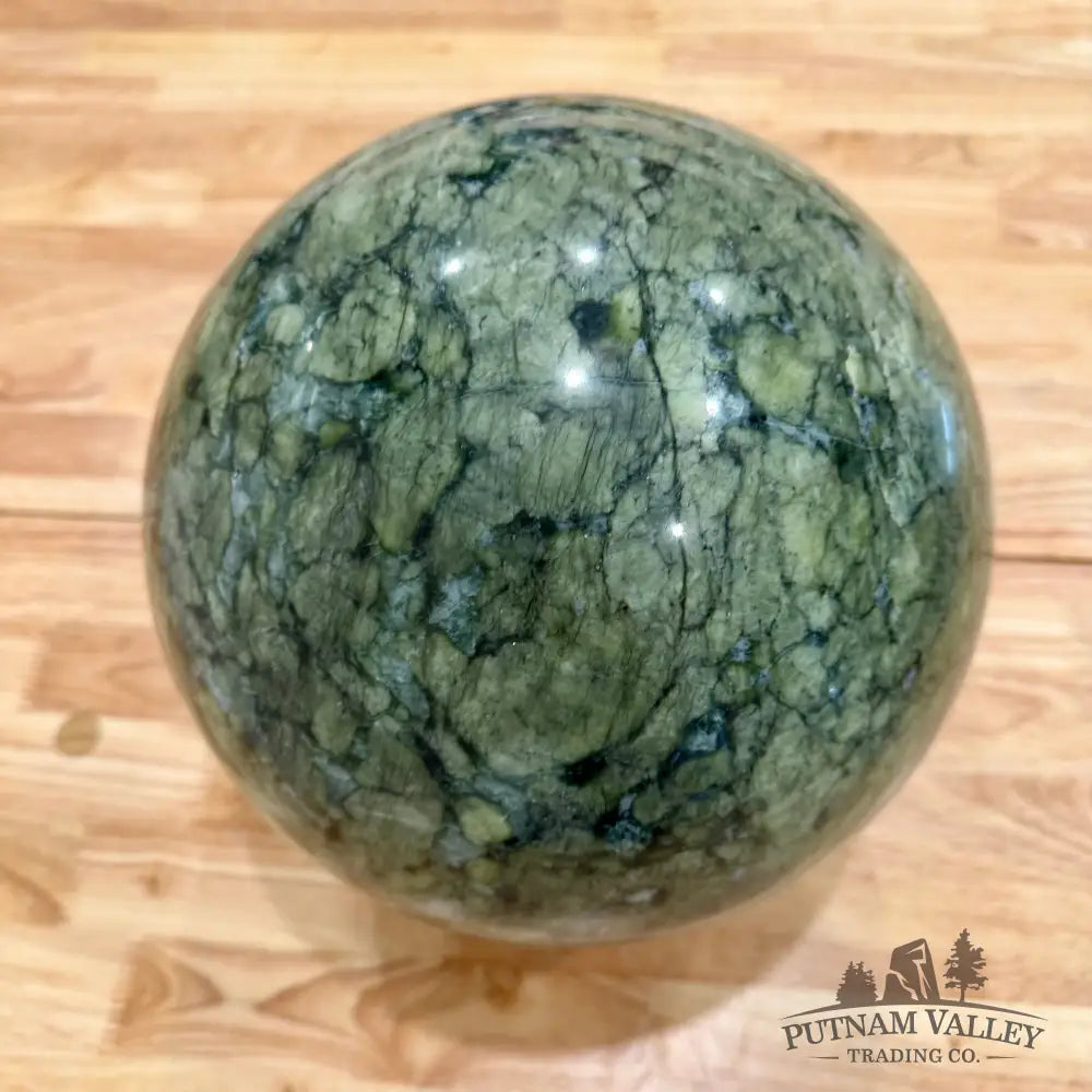 Dendritic Serpentine Sphere 9’’ Sphere