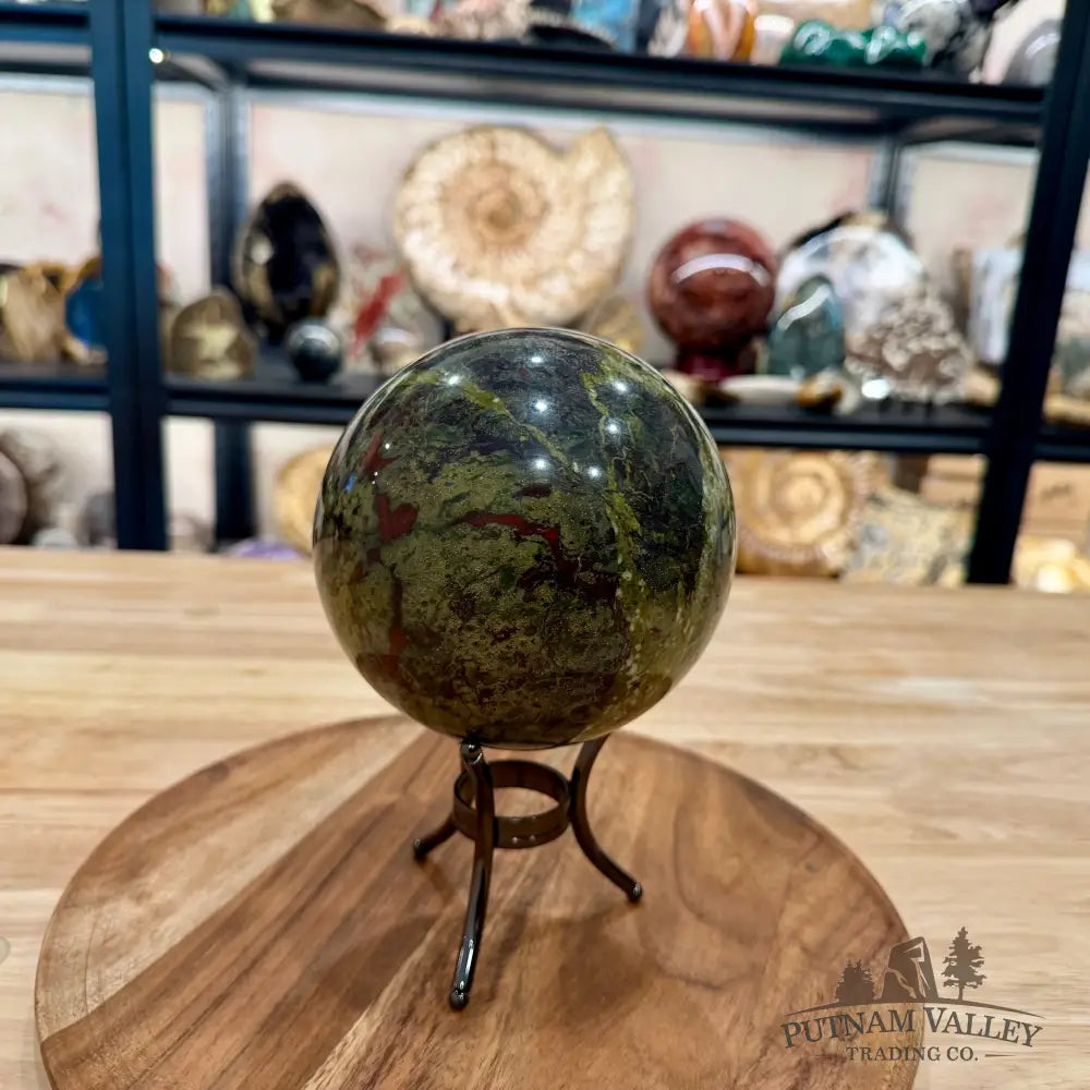 Dragon Blood Jasper Sphere 4.94’’ - Sphere
