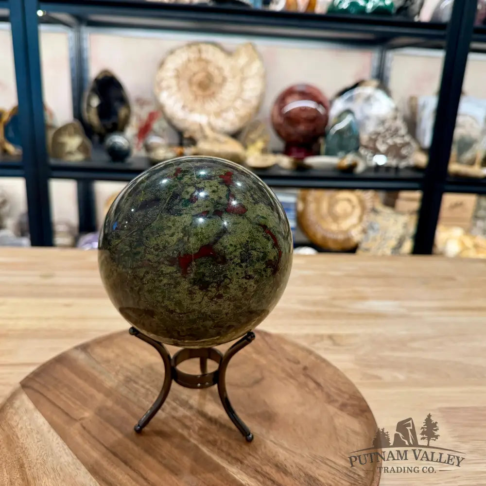 Dragon Blood Jasper Sphere 4.94’’ - Sphere