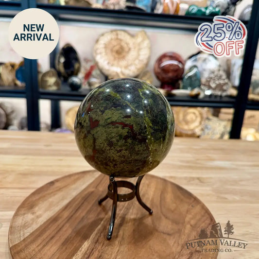 Dragon Blood Jasper Sphere 4.94’’ - Sphere