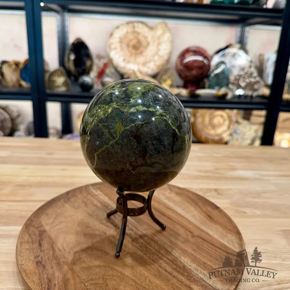 Dragon Blood Jasper Sphere 4.94’’ - Sphere
