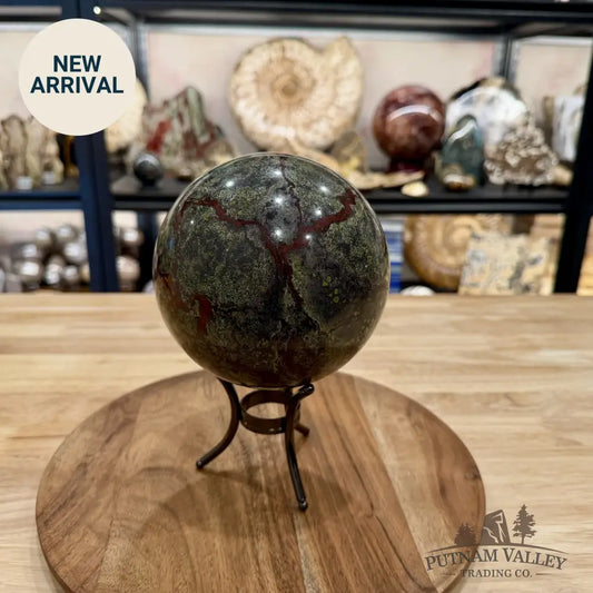 Dragon Blood Jasper Sphere 5.35’’ - Sphere