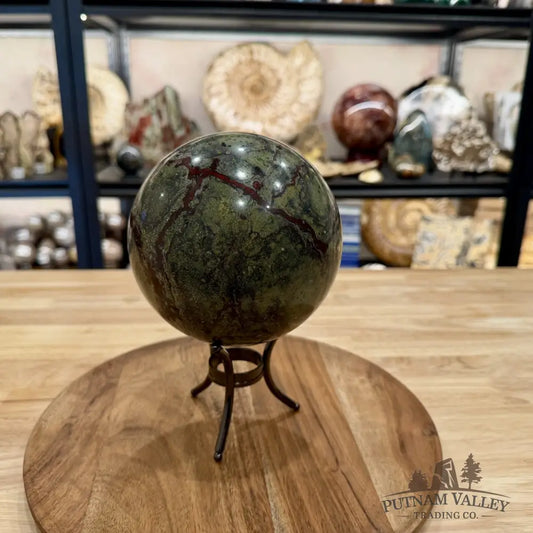 Dragon Blood Jasper Sphere 5.35’’ - Sphere