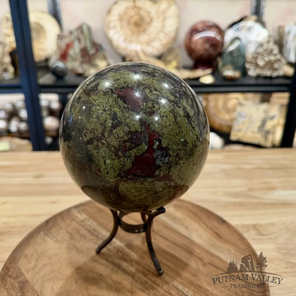 Dragon Blood Jasper Sphere 5.62’’ - Sphere