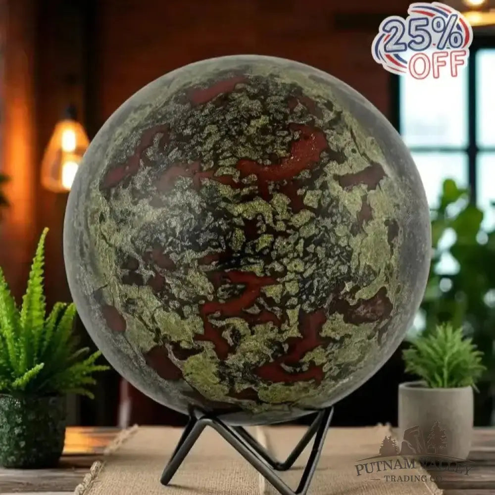 Dragon Blood Jasper Sphere 5.9’’ - Sphere
