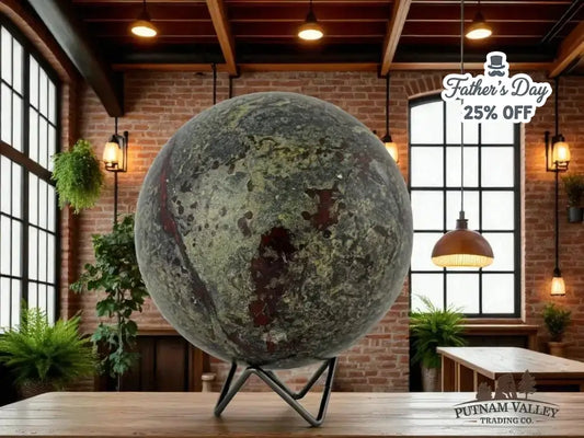 Dragon Bloodstone Sphere 5.9" - Putnam Valley Trading Co.