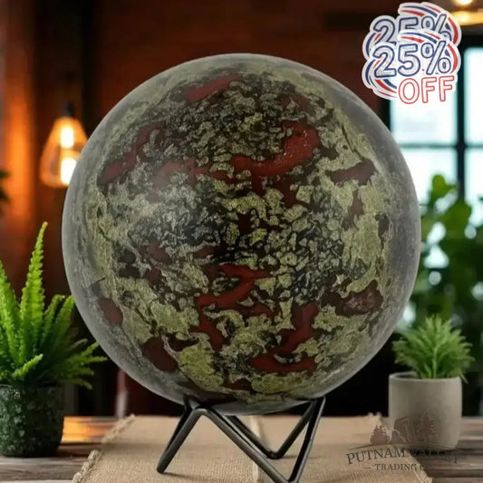 Dragon Blood Jasper Sphere 5.9’’ - Sphere