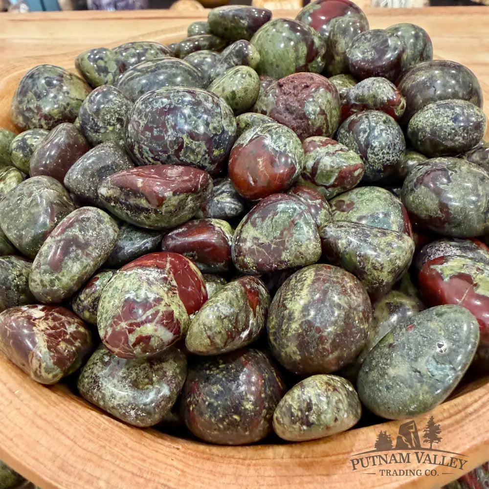 Dragon Blood Jasper Tumbles (½ lb) - Tumbled Stone