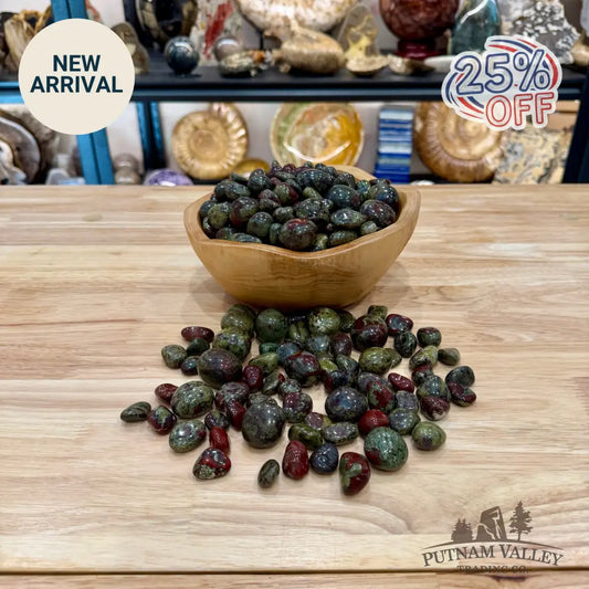 Dragon Blood Jasper Tumbles (½ lb) - Tumbled Stone
