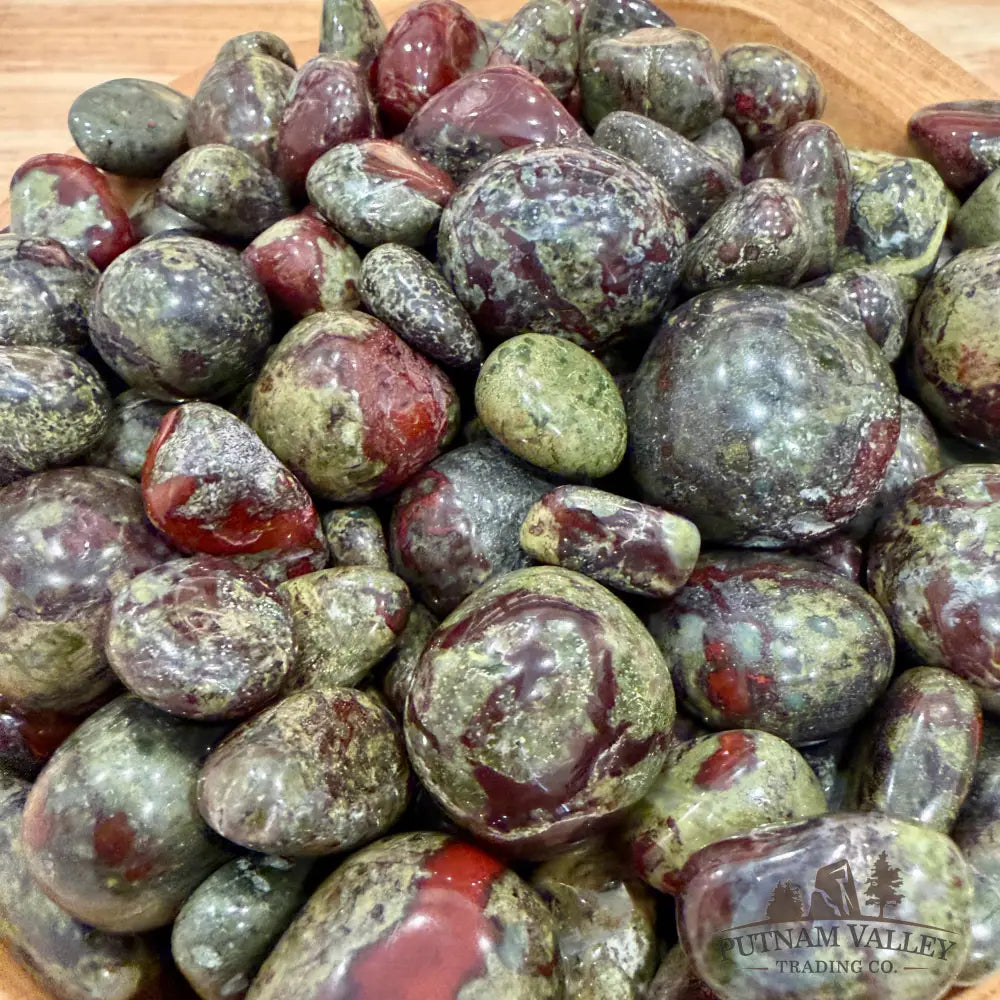 Dragon Blood Jasper Tumbles (½ lb) - Tumbled Stone