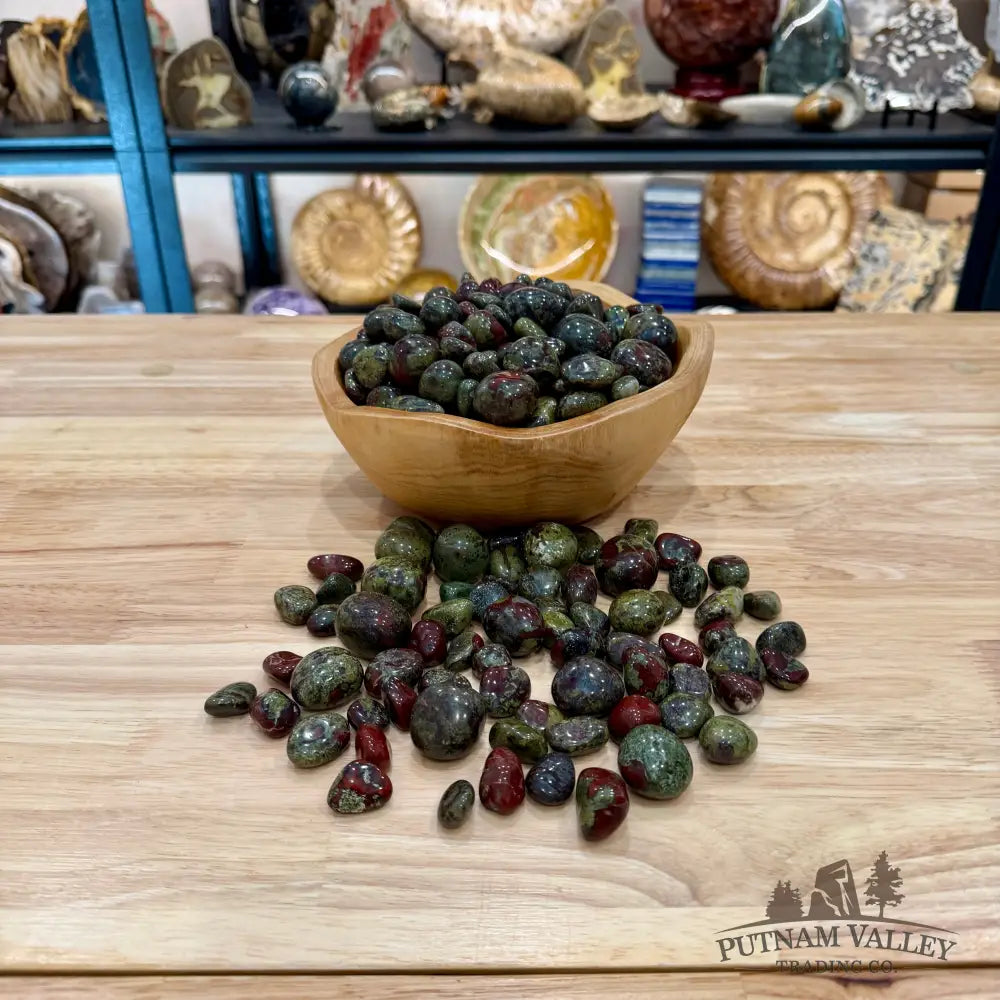 Dragon Blood Jasper Tumbles (½ lb) - Tumbled Stone