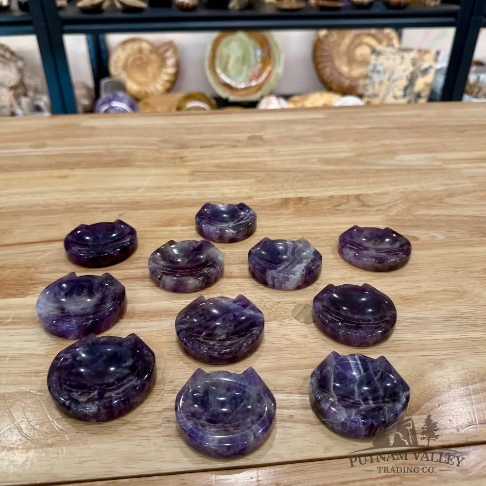 Dream Amethyst Cat Ear Dish Bowl
