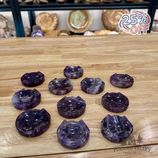 Dream Amethyst Cat Ear Dish Bowl