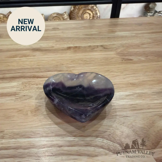 Dream Amethyst Heart Dish Bowl