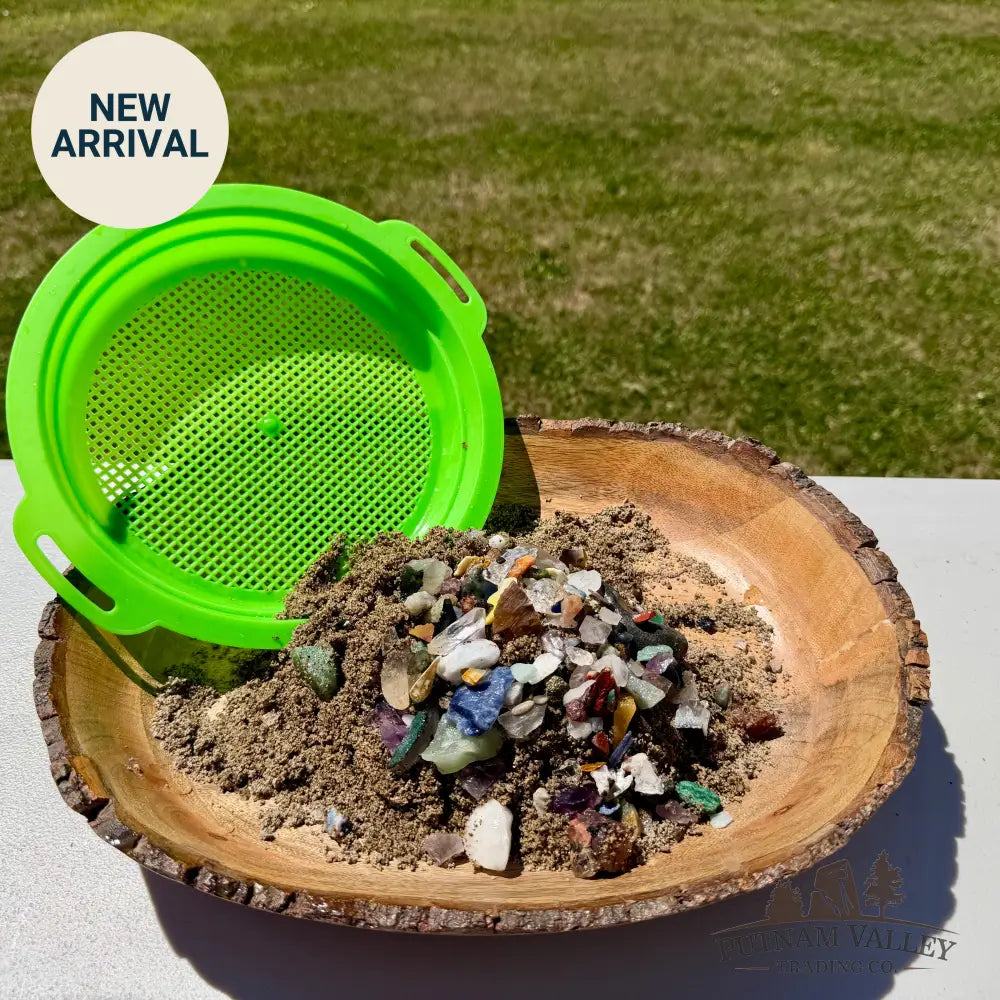 Emerald Treasure Sand Bag + Sifter - Treasure Bag