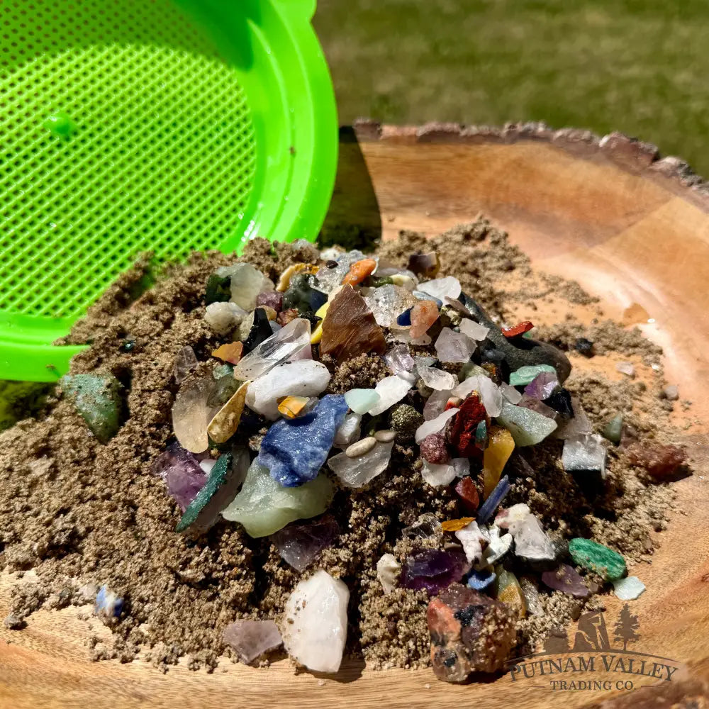 Emerald Treasure Sand Bag + Sifter - Treasure Bag