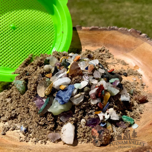 Emerald Treasure Sand Bag + Sifter - Treasure Bag