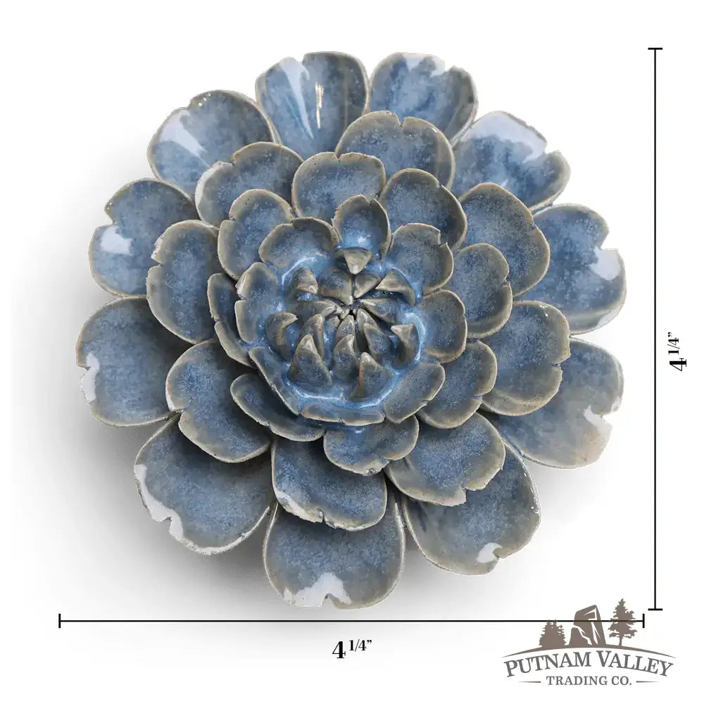 Fancy Blue Fiesta Marigold Table Top Decoration Boho