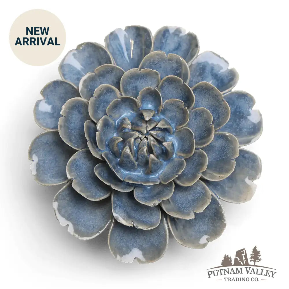 Fancy Blue Fiesta Marigold Table Top Decoration Boho