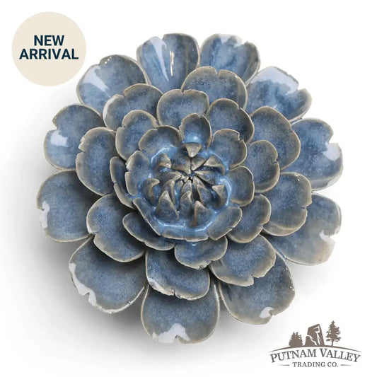 Fancy Blue Fiesta Marigold Table Top Decoration Boho
