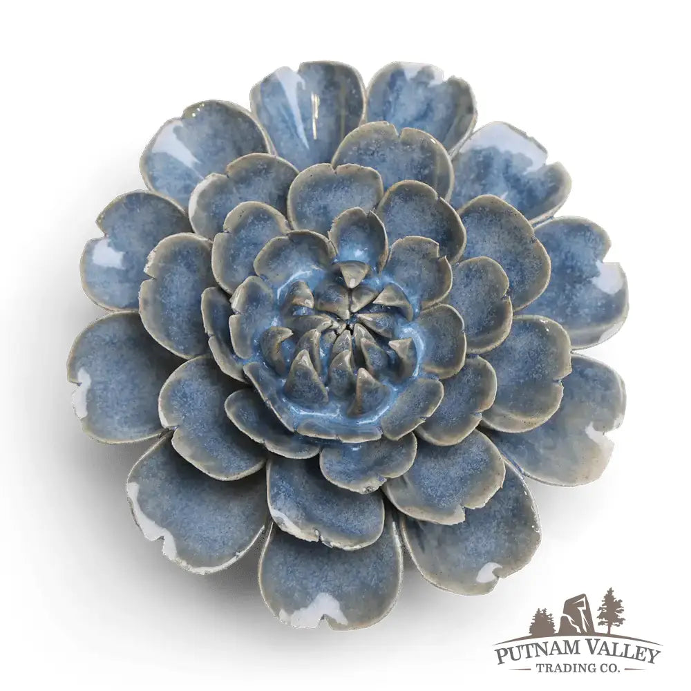 Fancy Blue Fiesta Marigold Table Top Decoration Boho