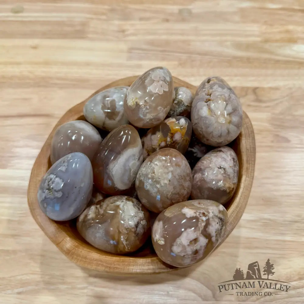 Flower Agate Eggs - Egg
